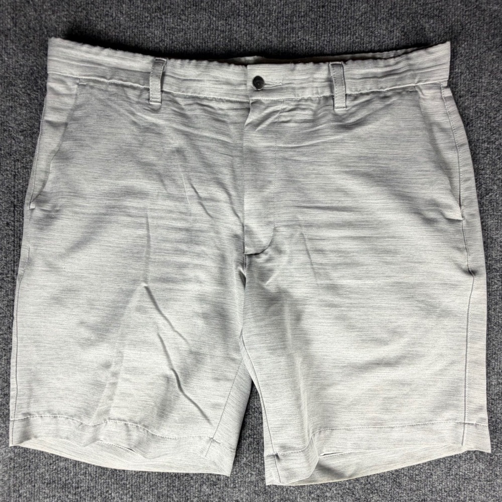 Callaway Mens‎ Gray Heathered Performance Golf Shorts Size 36 Stretch Space Dye